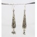 Tribal Earrings Silver 925 Sterling Hand Engraved Handmade Gift Women E315